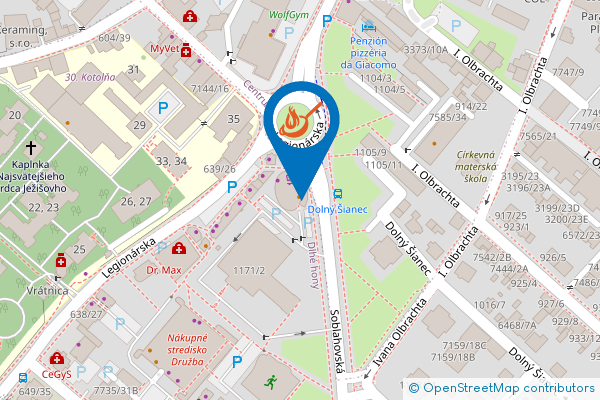 Mapa - AVK PUB - Restaurant, Soblahovská 7262/2A
