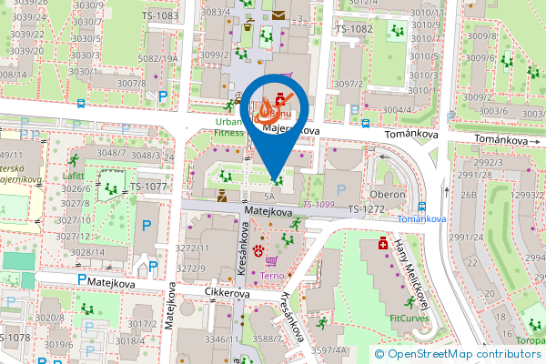 Mapa - Karlsburger, Kresánkova 3, 841 05 Karlova Ves