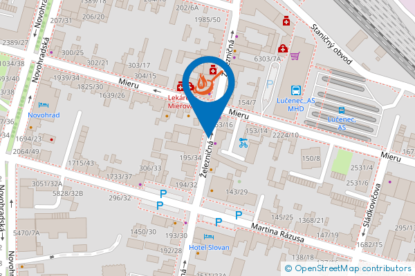 Mapa - PUCCINO, Martina Rázusa 29,