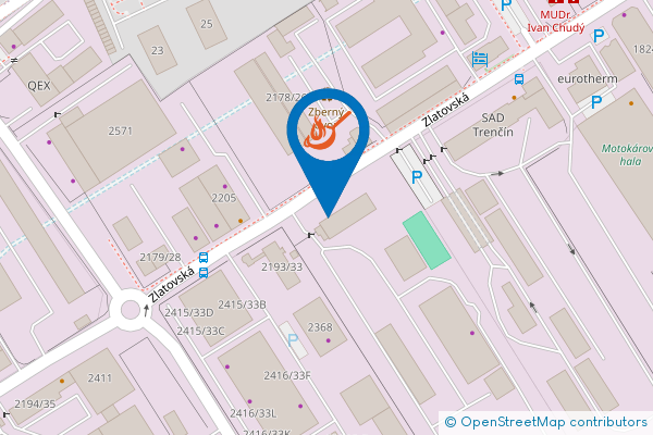 Mapa - Gastroplus Jedáleň SADka, Zlatovská cesta 29