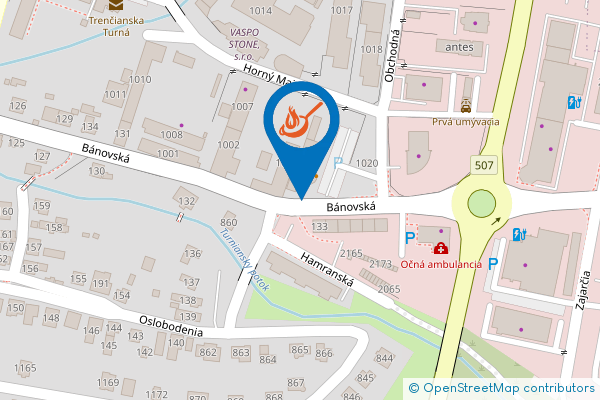Mapa - Gazdovský dvor, Trenčianska Turná 1004