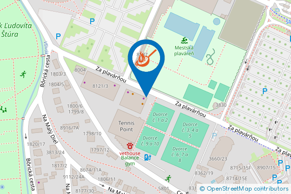 Mapa - Restaurant Pizzeria Vulcano, Za plavárňou 3937, 01008 Žilina