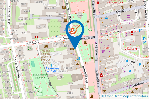 Mapa - Season home cooking, Námestie SNP 23,