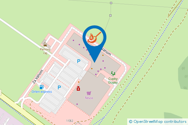 Mapa - Atipicgym & restaurant, Za Váhom 1197/2, Šulekovo,