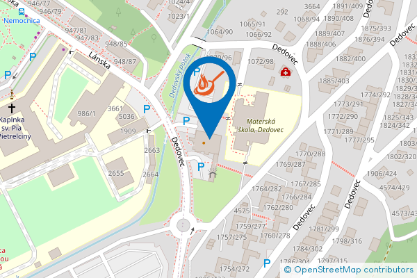 Mapa - Atrium reštaurácia a penzión, M.R.Štefánika 375/28, 914 01 Trenčianska Teplá