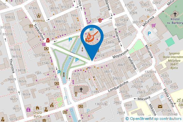 Mapa - CITY HALL Restaurant & Pub, Námestie Slovenskej republiky 25/25, 014 01 Bytča