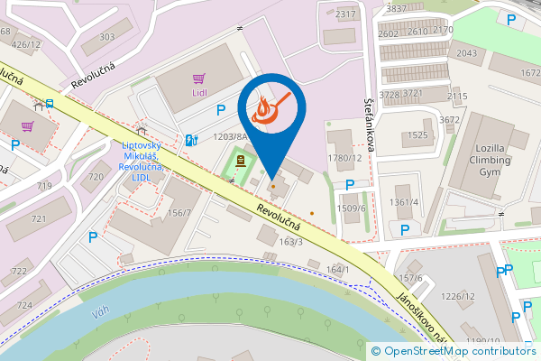 Mapa - Familia Ristorante, ul. Slovenská 8 085 01 Bardejov