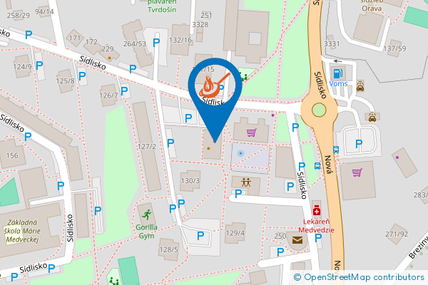 Mapa - Lucas Restaurant & Bistro, Medvedzie 183 . 027 44 Tvrdošín