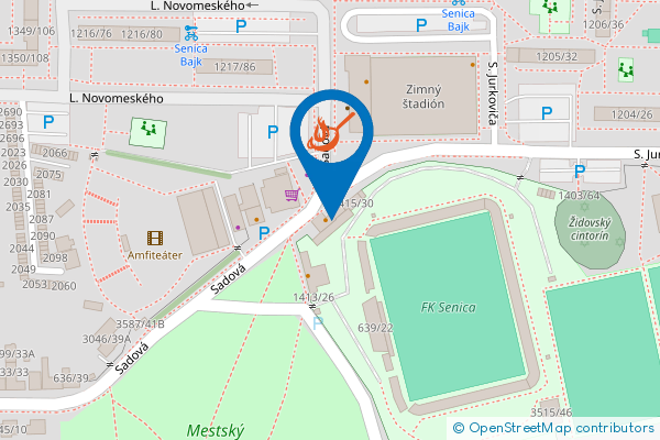 Mapa - Prego Restaurant, Sadová 1414/28,