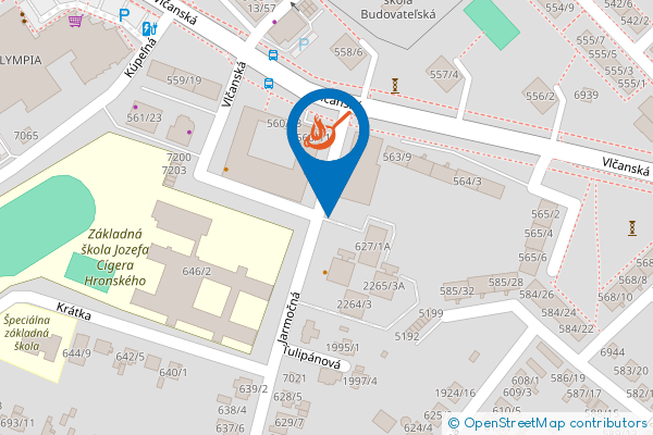 Mapa - Reštaurácia Rico, Jarmočná 1,