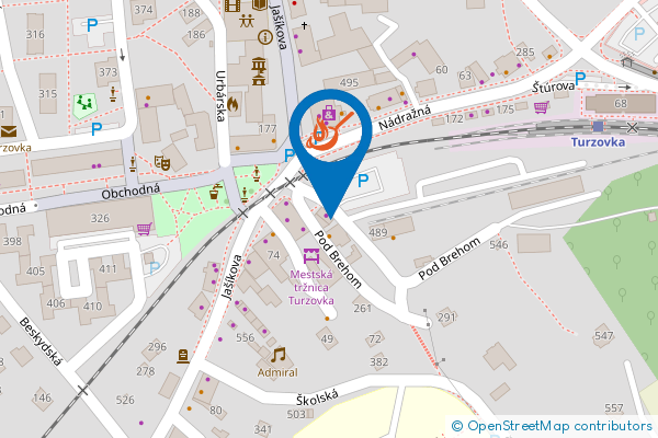 Mapa - Reštaurácia u Bogáňov, Stred 510 023 54 Turzovka