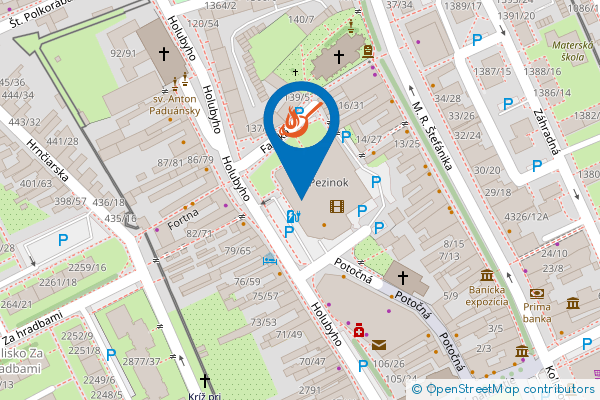 Mapa - Lalia Pizzeria Ristorante, 42, Holubyho 114,