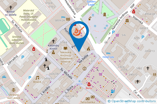 Mapa - FRESCO by Patriot Gastronomy, Holubyho 2,