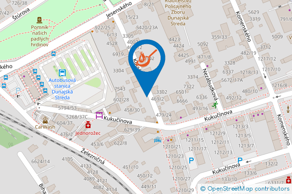 Mapa - New York Coffee & Restaurant, 31, Kukučínova 459,