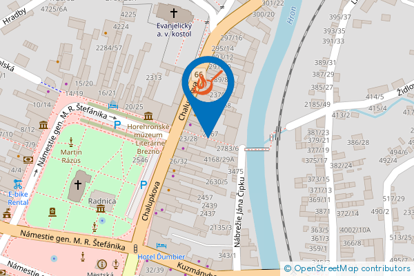 Mapa - Valdemosa Restaurant & Pizza, Nám. M.R. Štefanika 32, 977 01 Brezno